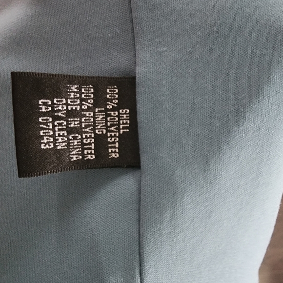 Adrianna Papell Blue Sheath Mini Dress Sleeveless Scoop Neck - Picture 8 of 8